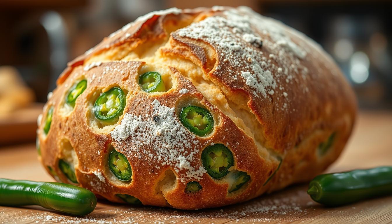 Savor the Flavor: Vegan Jalapeño Cheese Artisan Bread